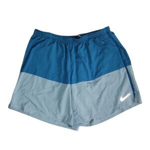 Nike Shorts Mens Size XL Blue Gray Running Dri Fit Pull On Pockets New NWT